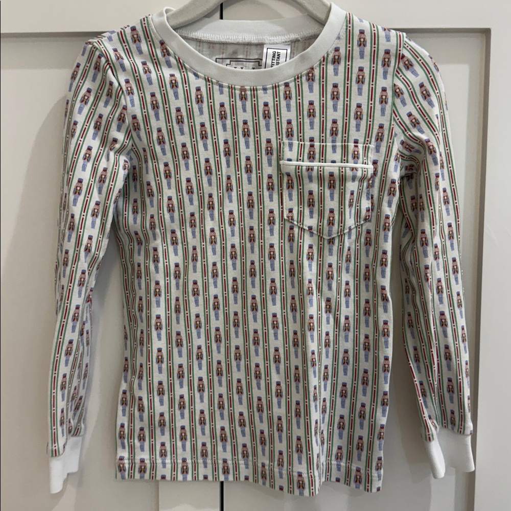 Lila and Hayes Bradford Boys’ Christmas Nutcracker Stripe Print PJ Set 3T - Picture 3 of 6